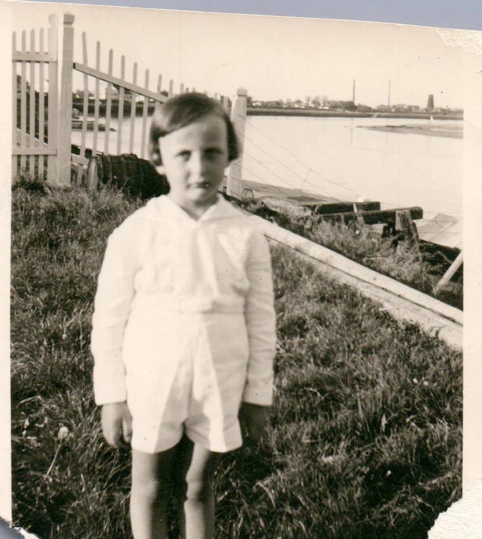 Outdoor vintage photo restoration — before